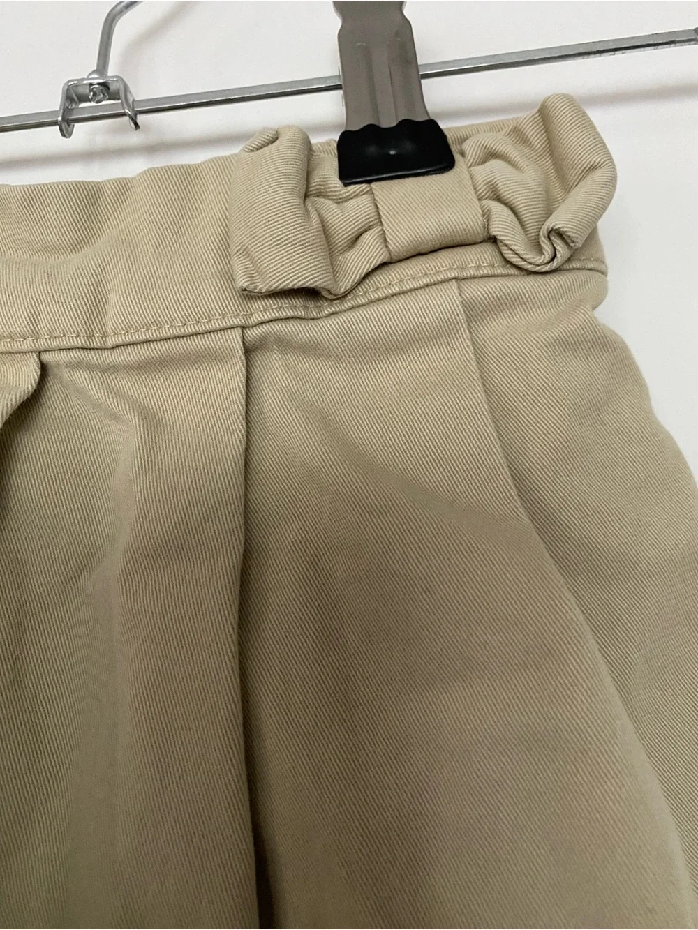 The Children's Place Khaki Pleated School Skirt With Bow